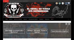 Desktop Screenshot of metalargentumradio.com.ar