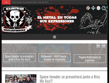 Tablet Screenshot of metalargentumradio.com.ar